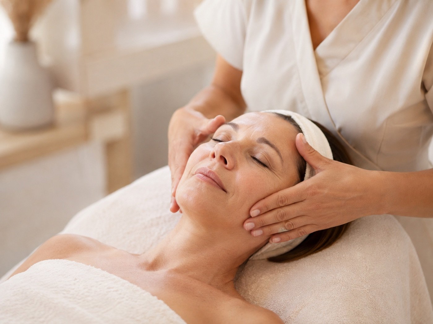 Klassische Gesichtsbehandlung im Studio von Body Couture