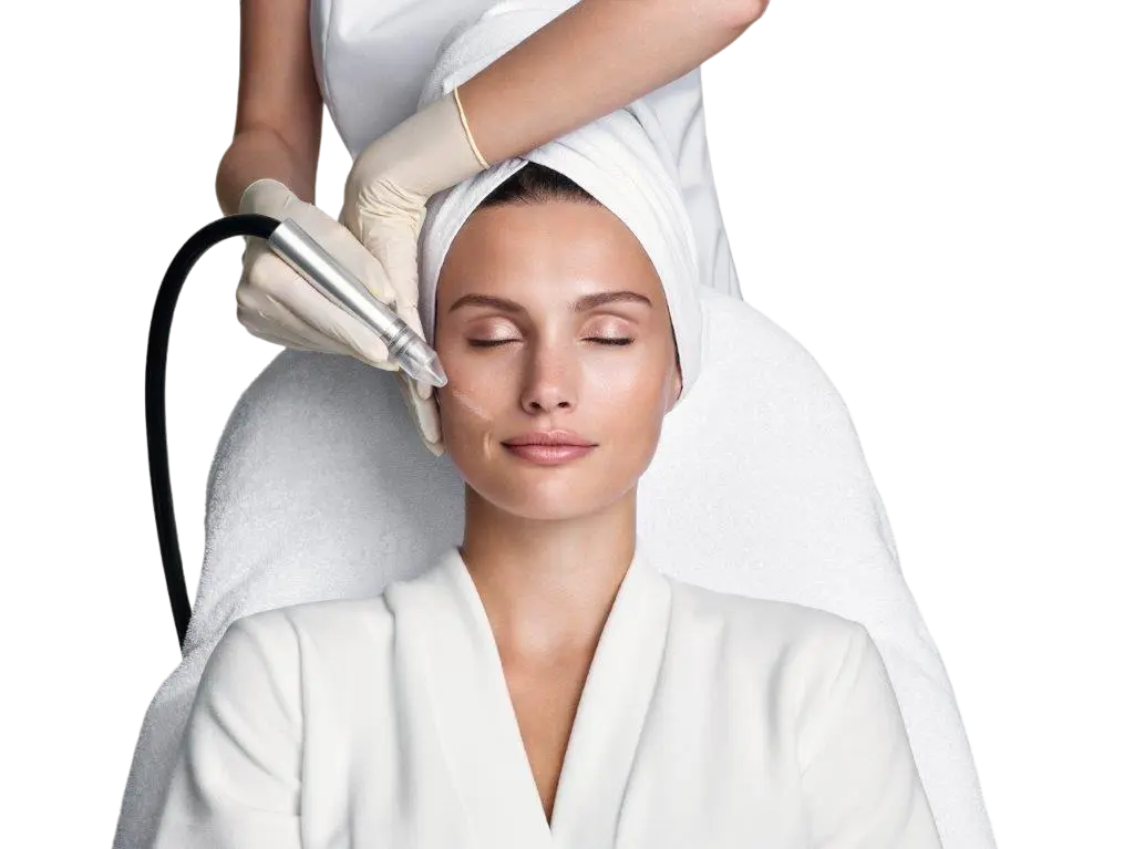 Gesichtsbehandlung im Studio von Body Couture