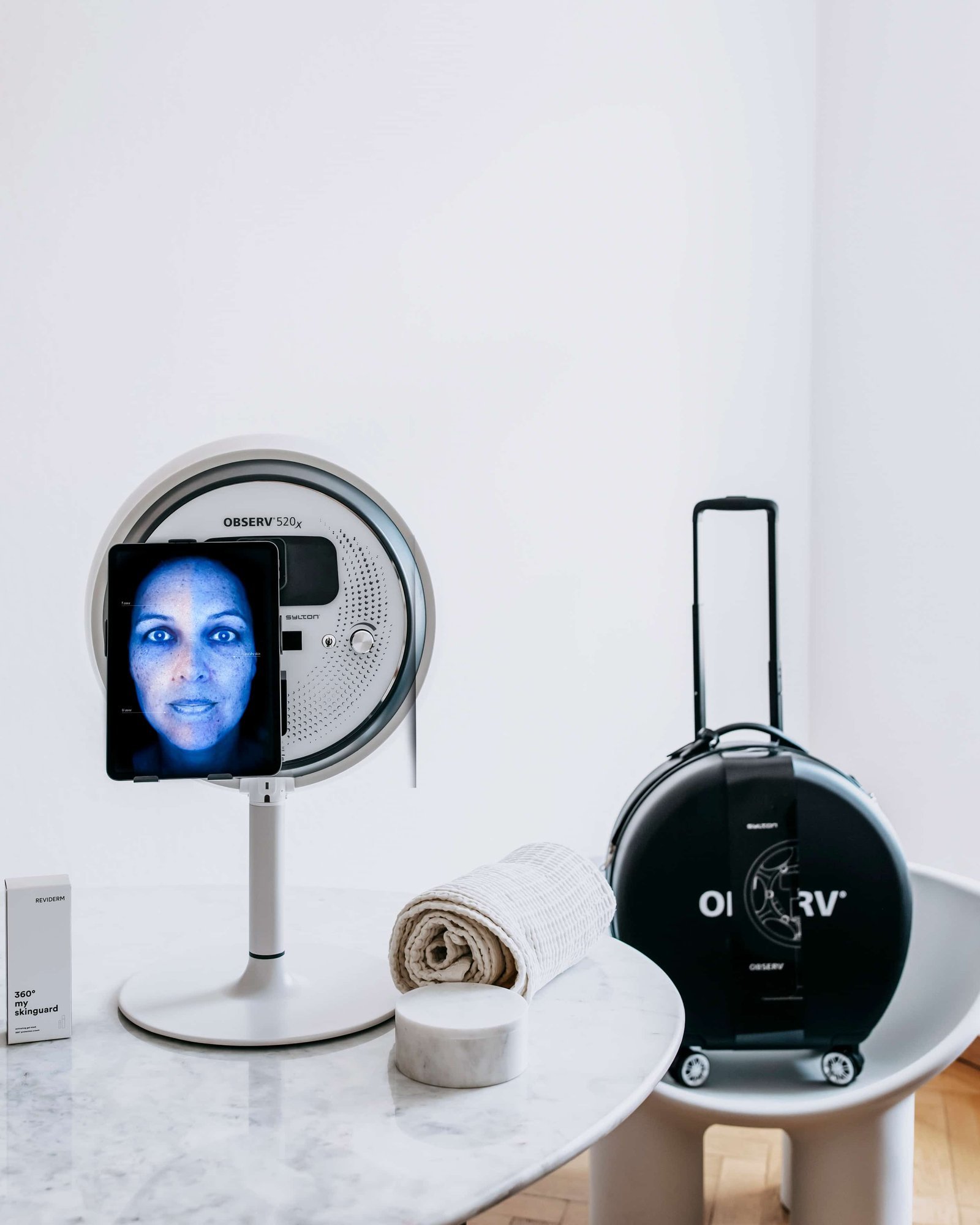 Das Observ-Hautanalysegerät im Studio von Body Couture